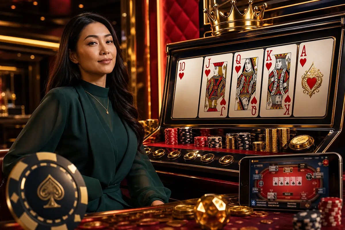 petron99 Casino suasana live dealer meja